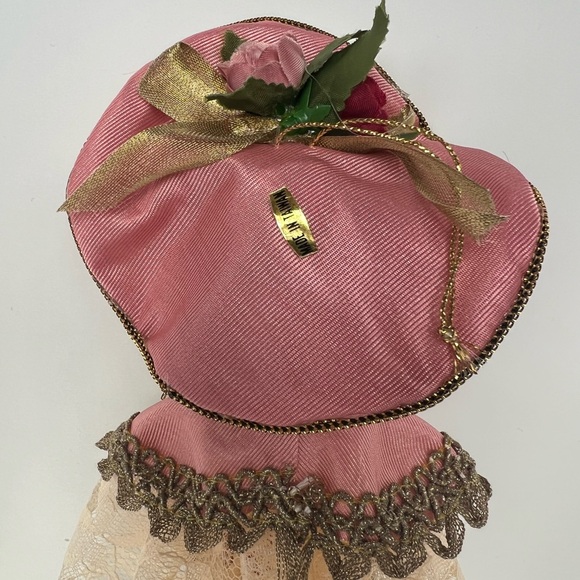 Vintage Kurt S Adler KSA Victorian Porcelain Doll Christmas Ornament Mauve Pink - Picture 14 of 16